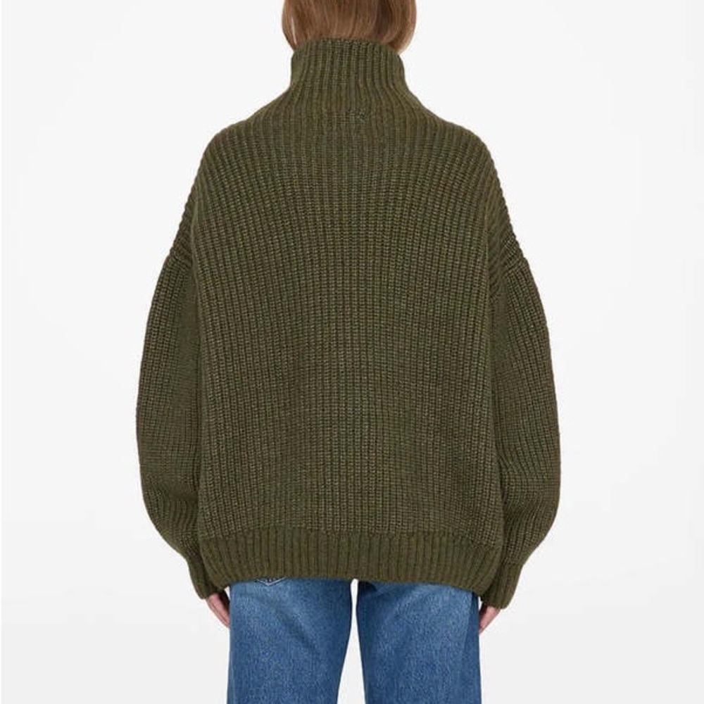 Anine Bing Women’s Sydney Oversized Funnel Neck Sweater - Picture 7 of 8